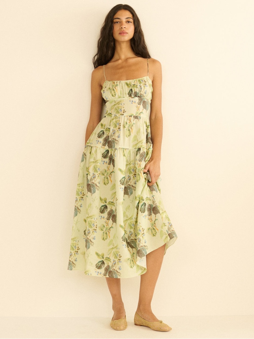 DOEN 	BENOIT DRESS -- FLORAISON DE MÛRES - Picture 2 of 5
